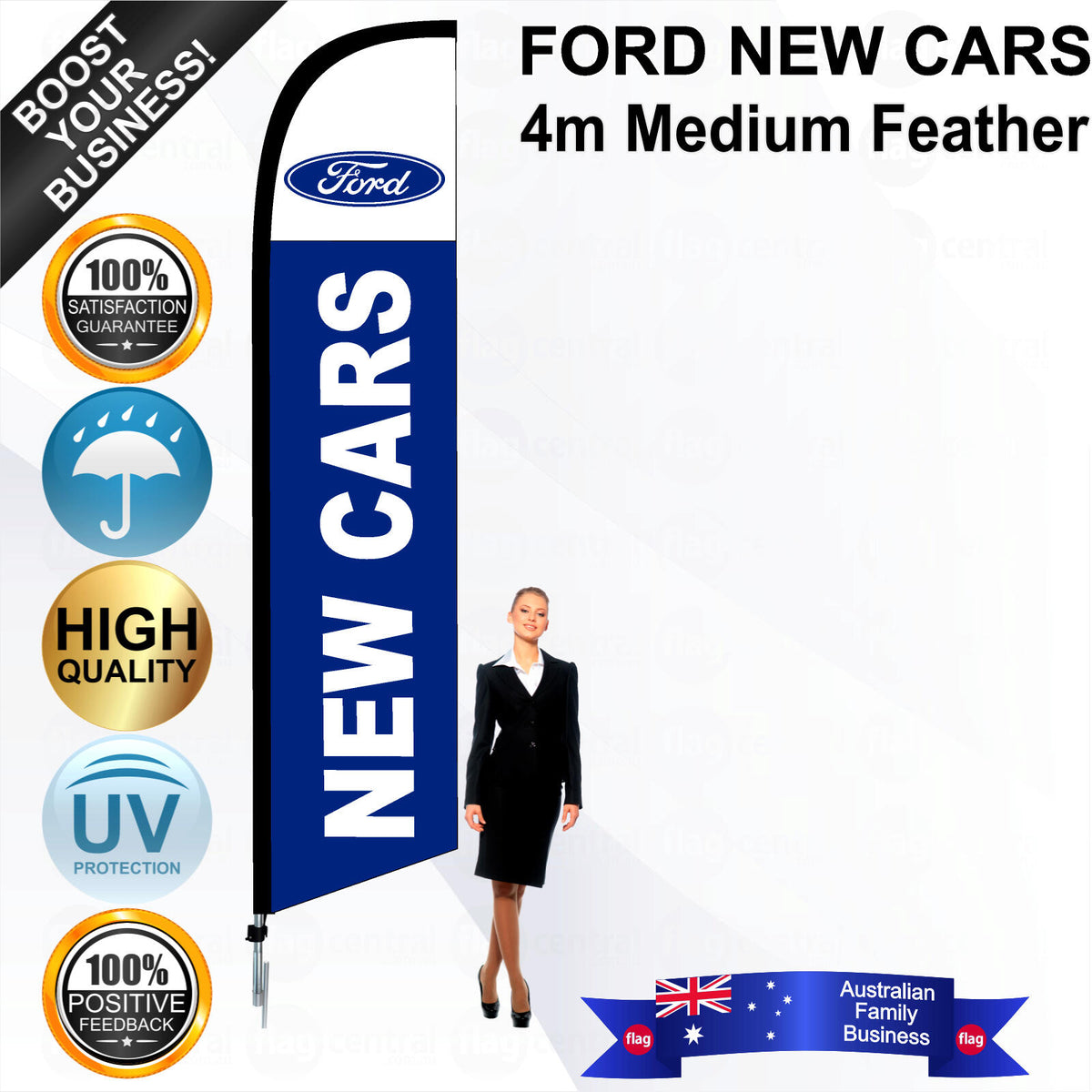 FORD NEW CARS Feather Flag - Bundle