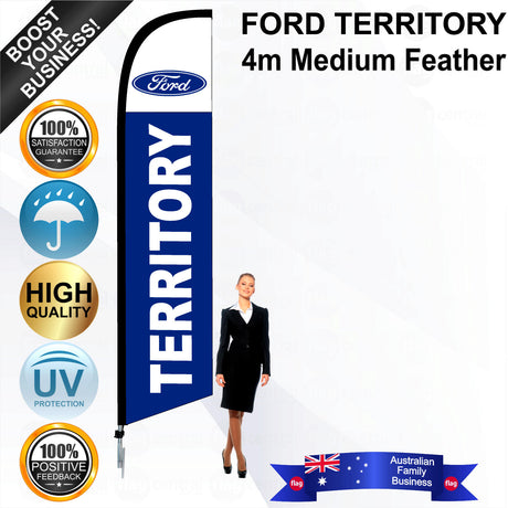 FORD TERRITORY Feather Flag - Bundle
