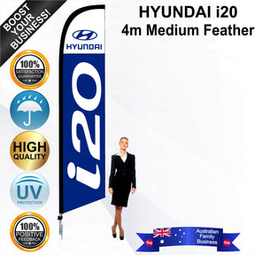 HYUNDAI i20 Feather Flag - Bundle