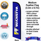 MICHELIN Feather Flag - Rear