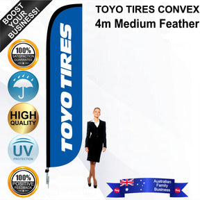TOYO TIRES CONVEX Feather Flag - Bundle