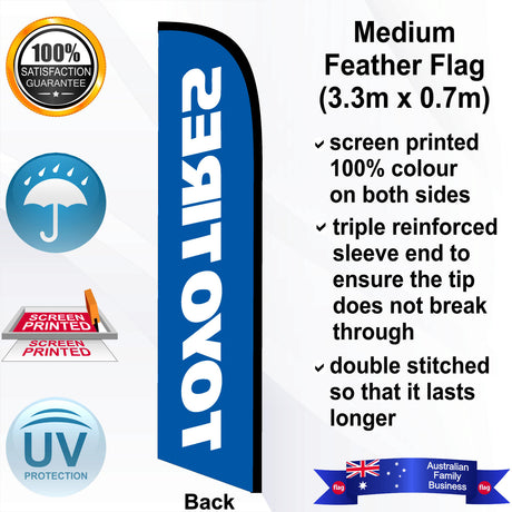 TOYO TIRES Feather Flag - Rear