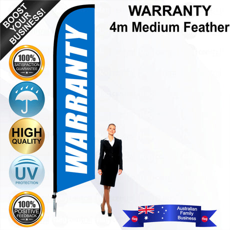 WARRANTY Feather Flag - Bundle