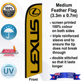 LEXUS Feather Flag - Front