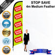 STOP SAVE Feather Flag - Bundle