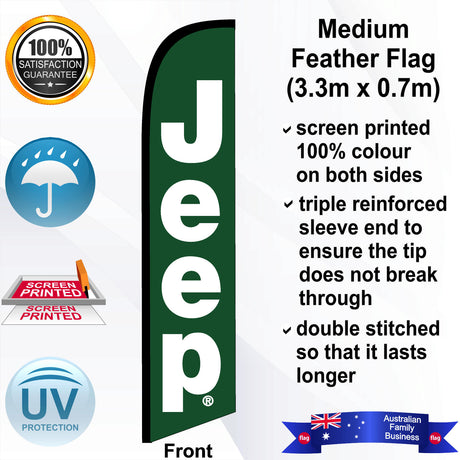 JEEP Feather Flag - Front
