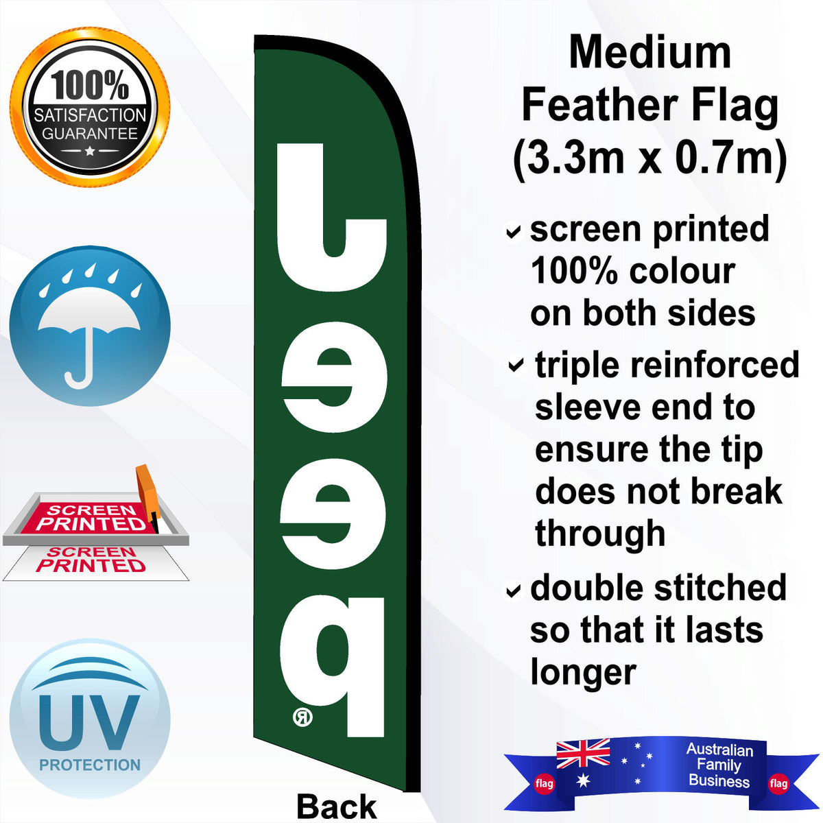 JEEP Feather Flag - Rear