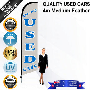 QUALITY USED CARS Feather Flag - Bundle