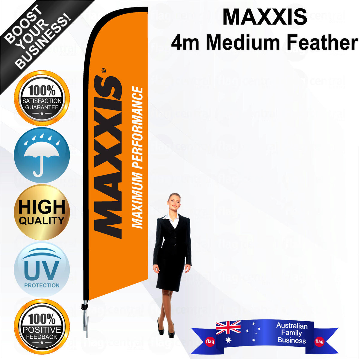 MAXXIS Feather Flag - Bundle