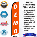 DEMO Feather Flag - Front