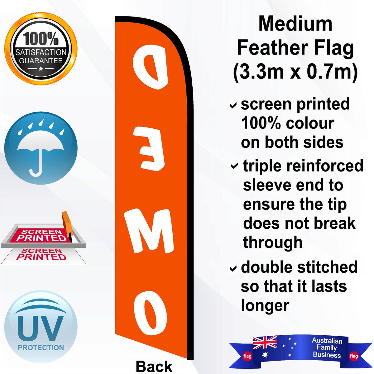 DEMO Feather Flag - Rear