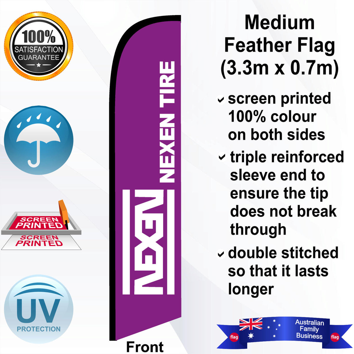 NEXEN TIRE Feather Flag - Front