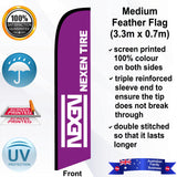 NEXEN TIRE Feather Flag - Front