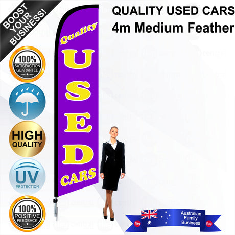 QUALITY USED CARS Feather Flag - Bundle