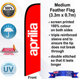 APRILIA Feather Flag - Front