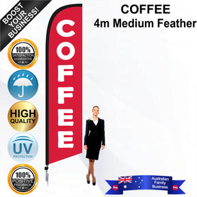 COFFEE Feather Flag - Bundle