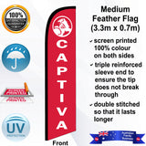 HOLDEN CAPTIVA Feather Flag - Front