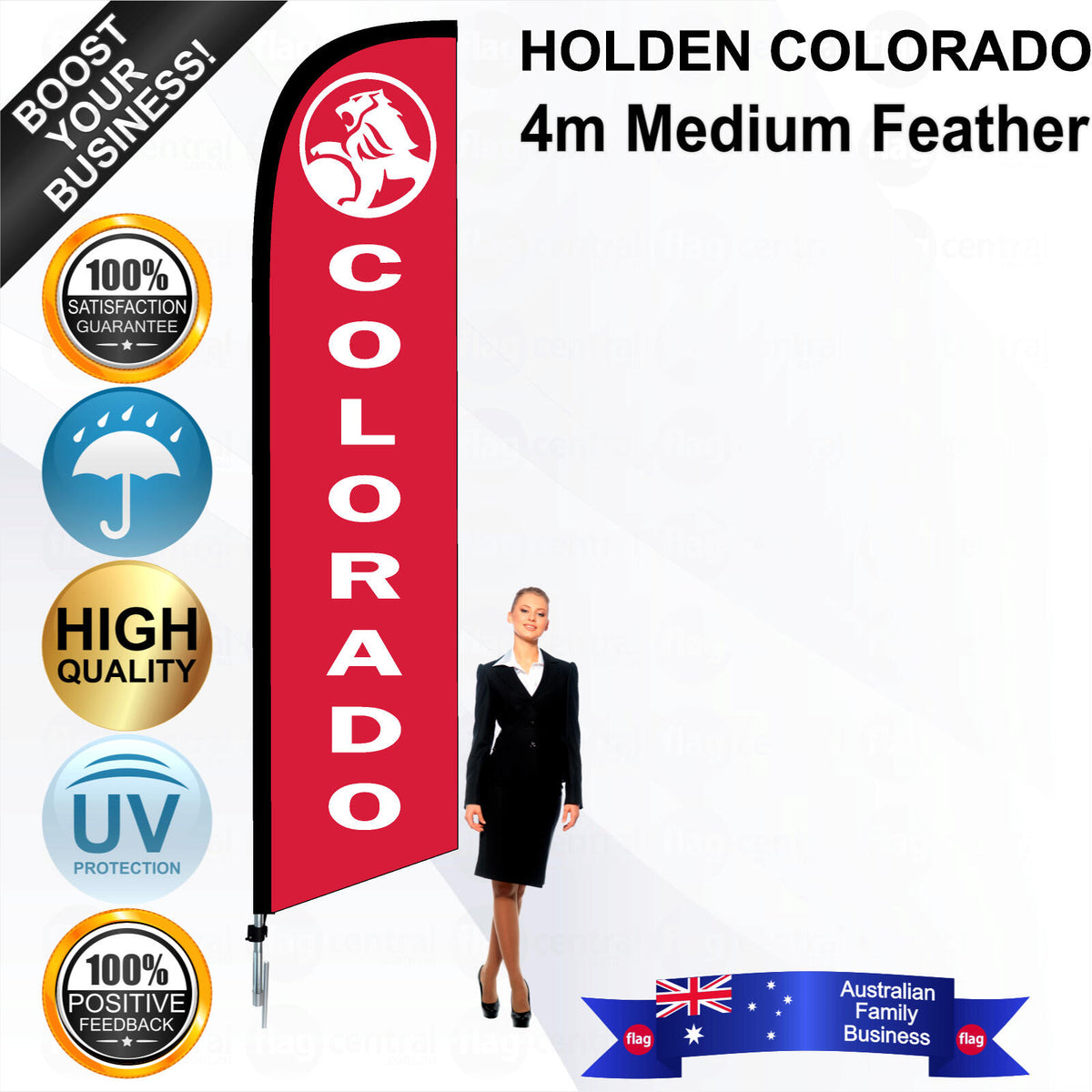 HOLDEN COLORADO Feather Flag - Bundle