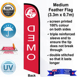 HOLDEN DEMO Feather Flag - Rear