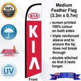 KIA Feather Flag - Front
