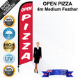 OPEN PIZZA Feather Flag - Bundle