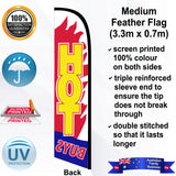 HOT BUYS Feather Flag - Rear