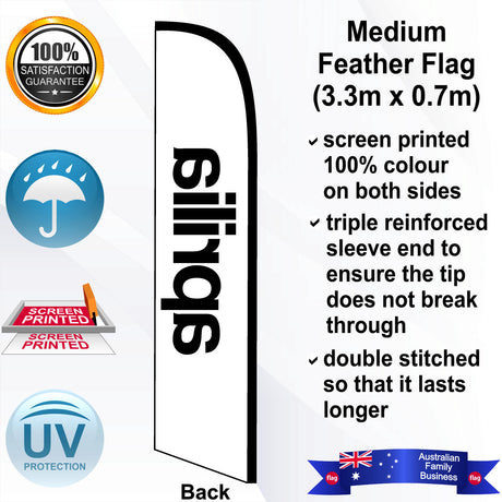 APRILIA Feather Flag - Rear