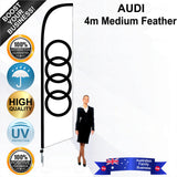 Audi Logo Feather Flag - Bundle