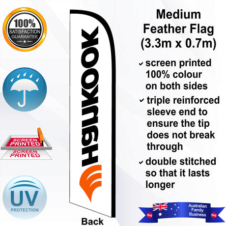 HANKOOK Feather Flag - Rear
