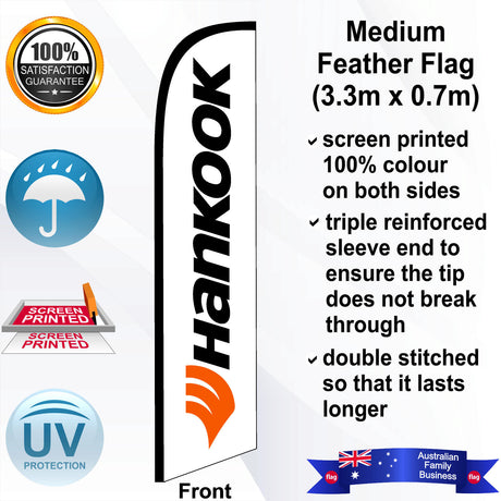 HANKOOK Feather Flag - Front