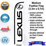 LEXUS Feather Flag - Front