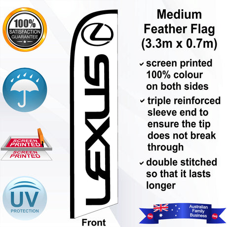 LEXUS Feather Flag - Front