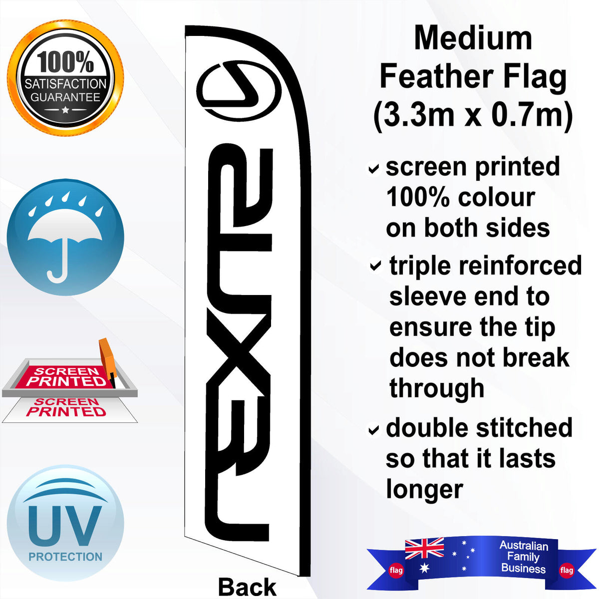 LEXUS Feather Flag - Rear