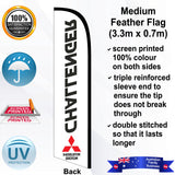 MITSUBISHI CHALLENGER Feather Flag - Rear