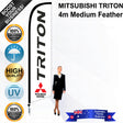 MITSUBISHI TRITON Feather Flag - Bundle