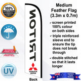 MITSUBISHI TRITON Feather Flag - Rear