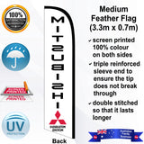 MITSUBISHI Feather Flag - Rear
