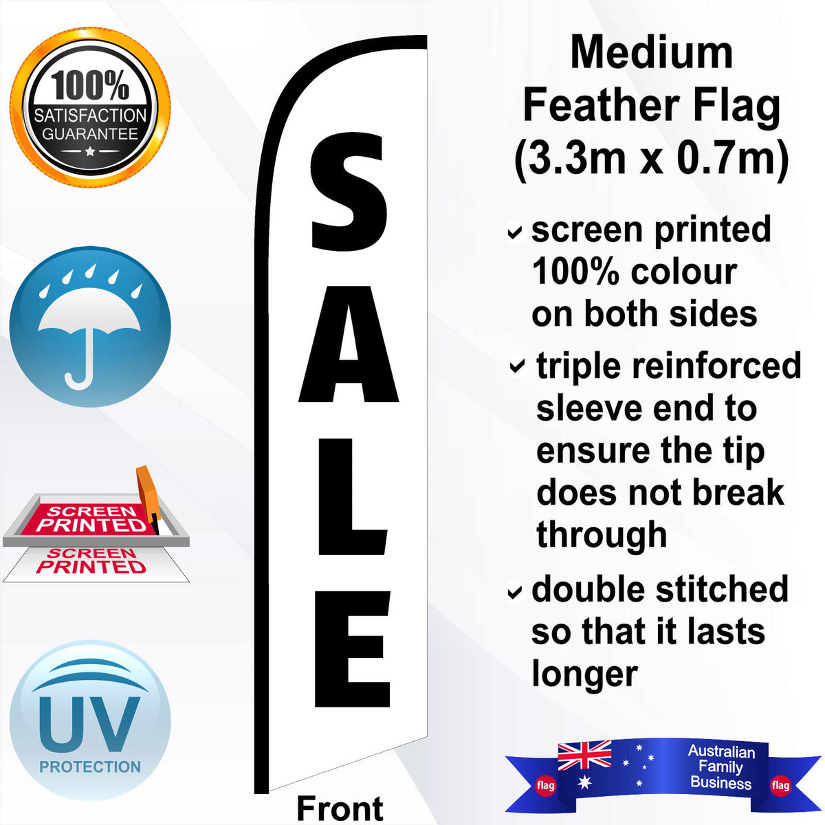 SALE Feather Flag - Front
