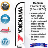 YOKOHAMA Feather Flag - Front