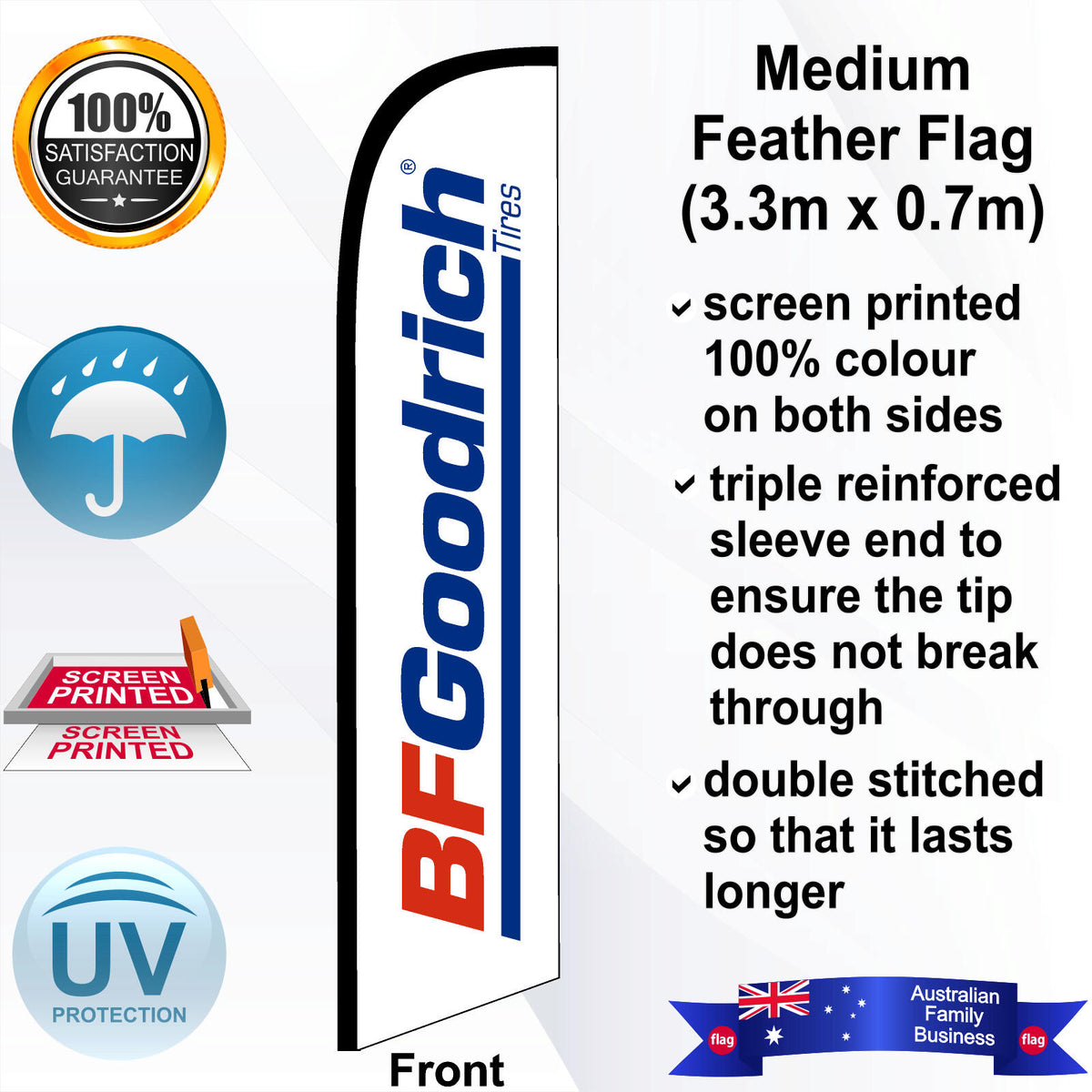 BFGOODRICH Feather Flag - Front