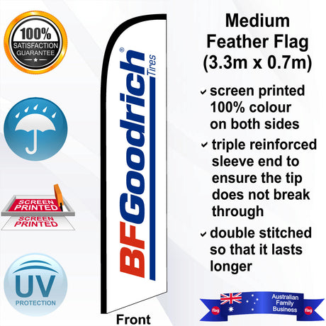 BFGOODRICH Feather Flag - Front