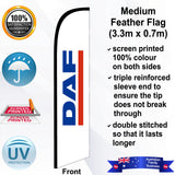 DAF Feather Flag - Front