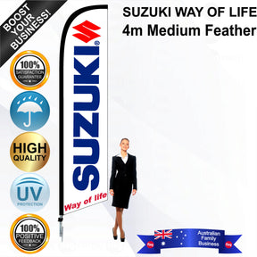 SUZUKI WAY OF LIFE Feather Flag - Bundle
