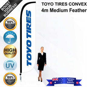 TOYO TIRES CONVEX Feather Flag - Bundle
