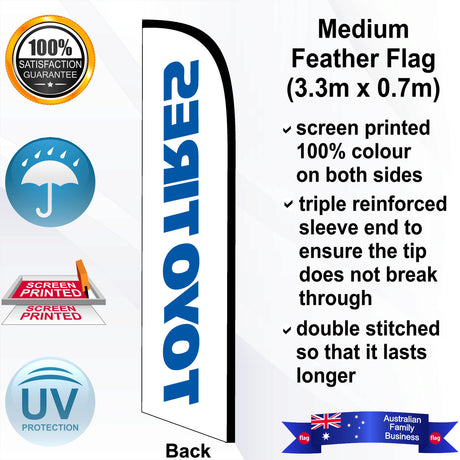 TOYO TIRES Feather Flag - Rear