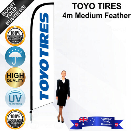 TOYO TIRES Feather Flag - Bundle