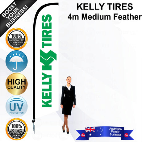 KELLY TIRES Feather Flag - Bundle