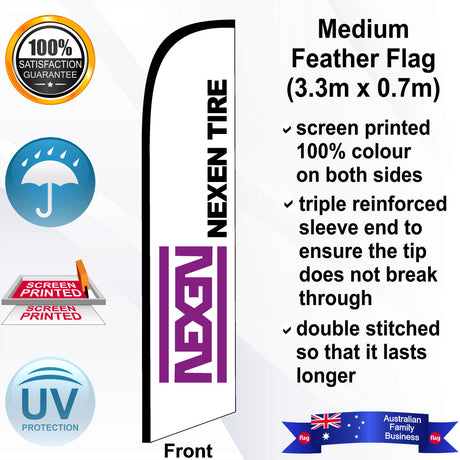 NEXEN TIRE Feather Flag - Front