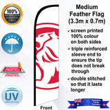 HOLDEN LOGO Feather Flag - Front