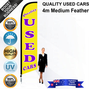 QUALITY USED CARS Feather Flag - Bundle